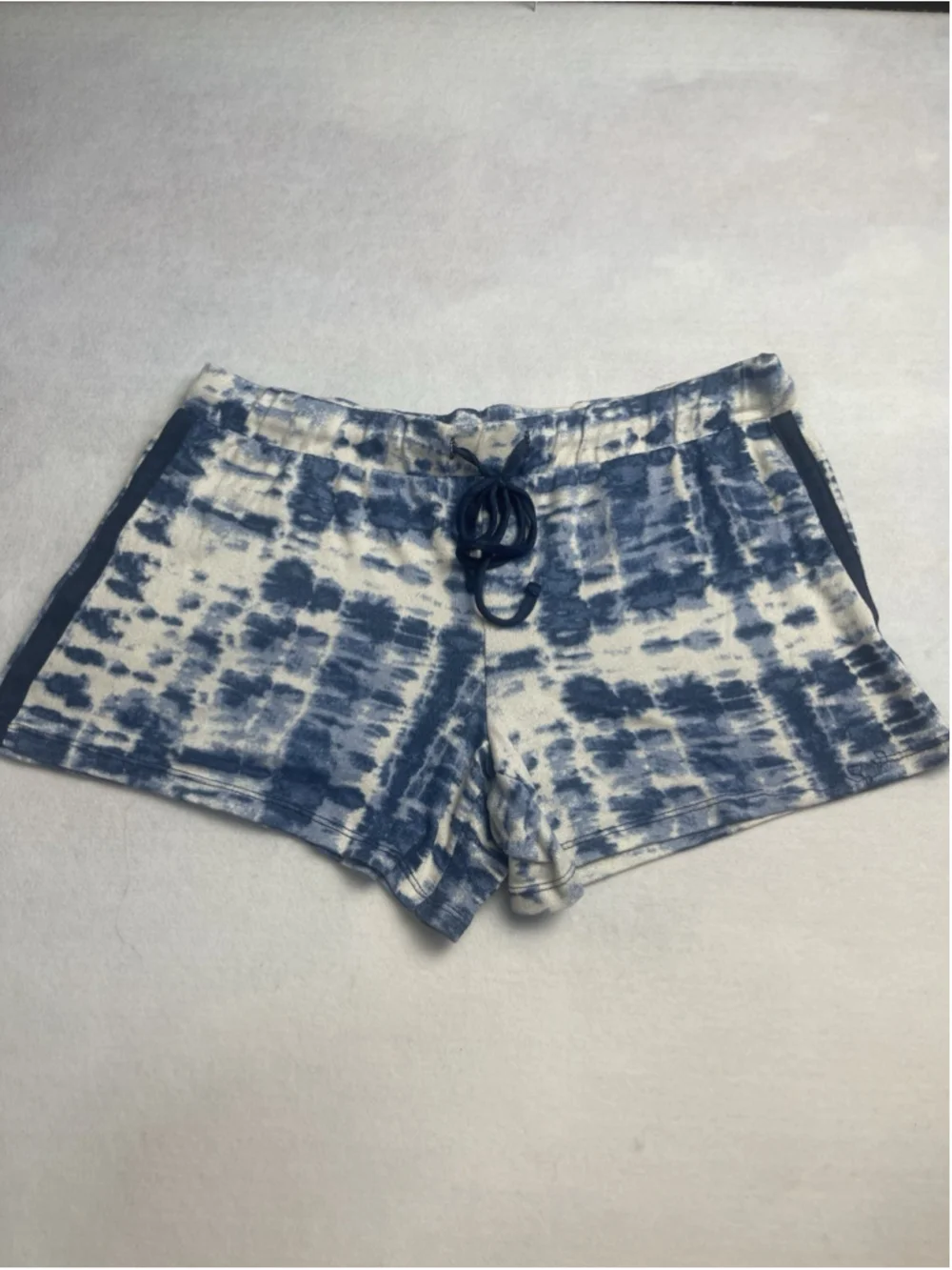 Lucky Brand Women's Blue White Tie Dye Tank Shorts Pajama Set Small - Picture 6 of 10